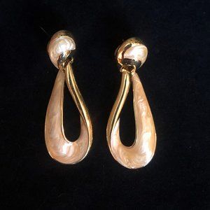 Beauituful, Vintage Enamel Earrings